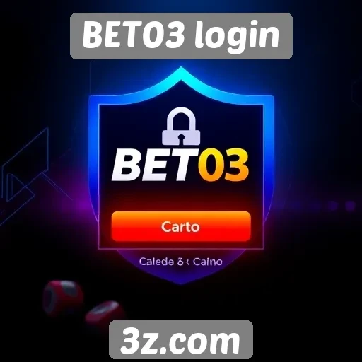 Plataforma BET03 login apresenta recursos de segurança